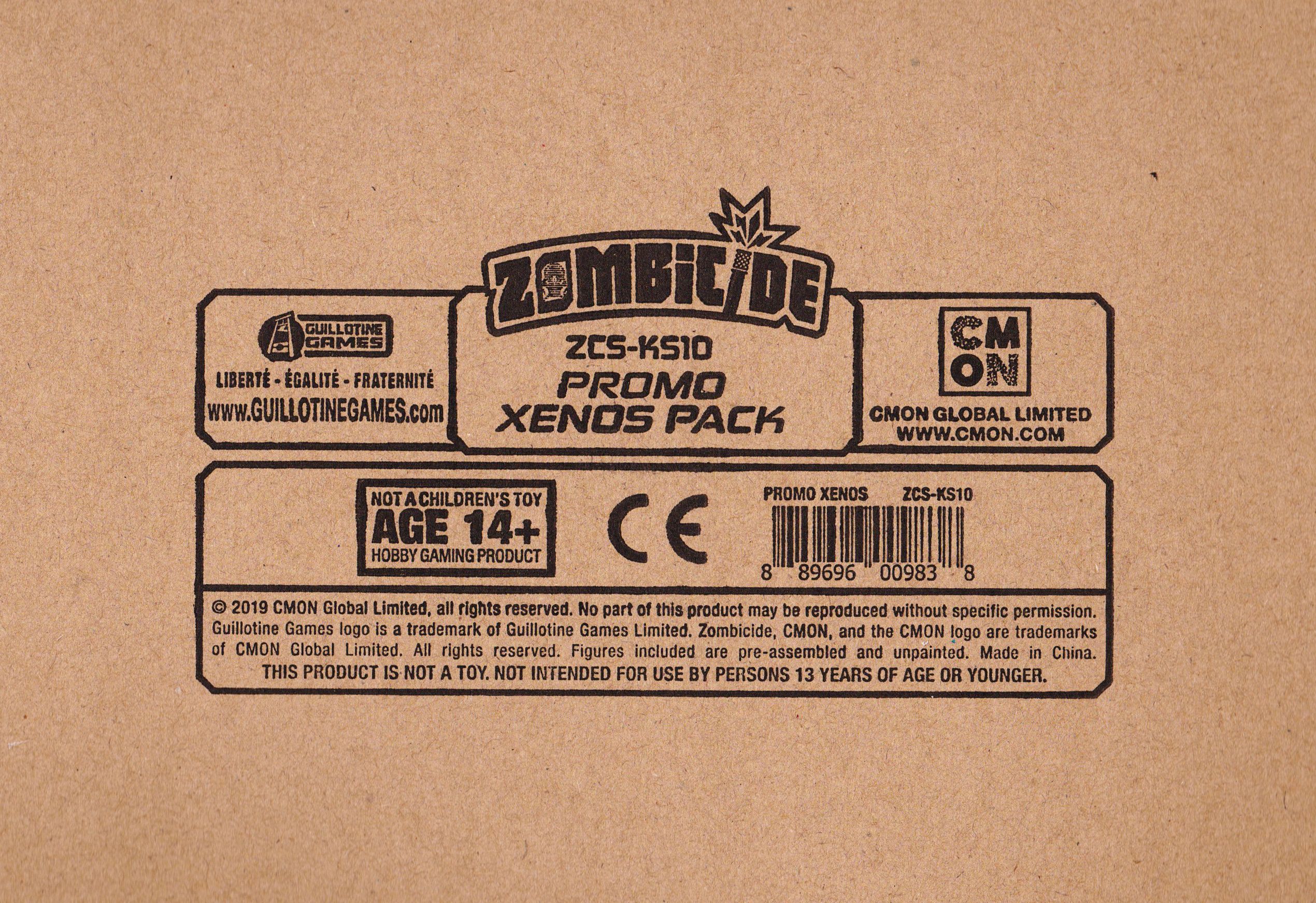 Zombicide Invader Promo Xenos Pack box