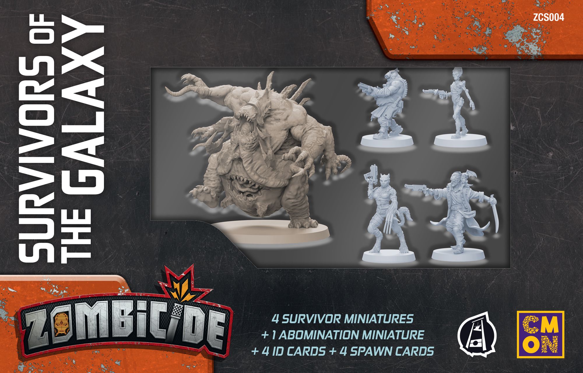 Zombicide Invader Survivors of the Galaxy box