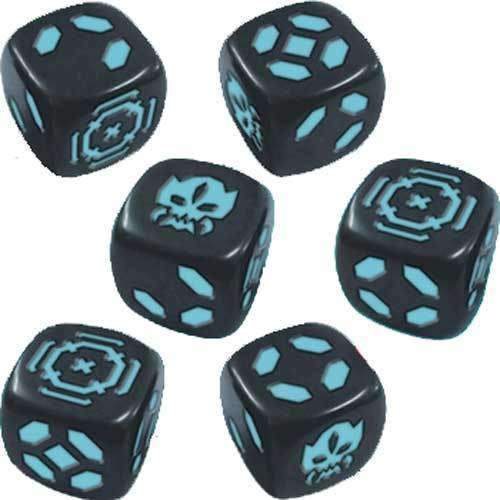 Zombicide Invader Blue Dice Pack