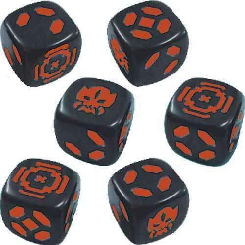 Zombicide Invader Orange Dice Pack