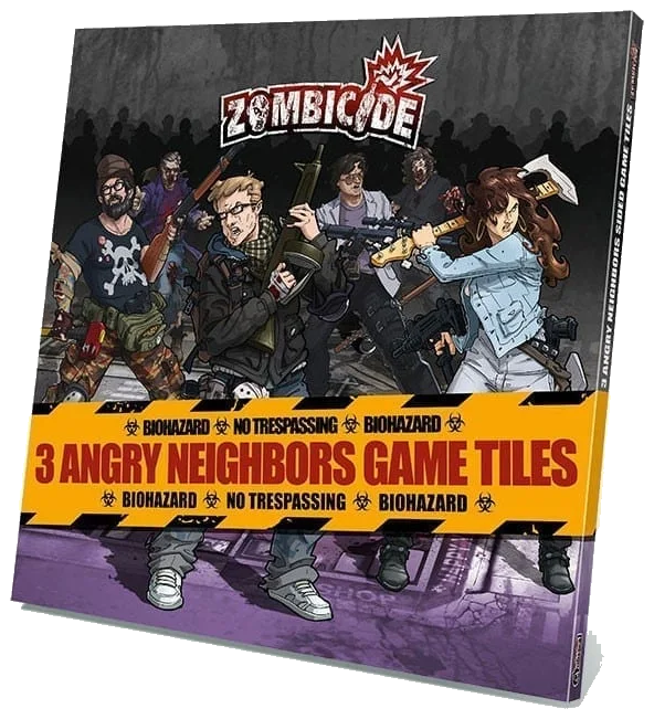Zombicide Angry Neighbors Game Tiles pack