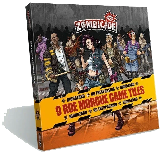 Zombicide Rue Morgue Game Tiles pack