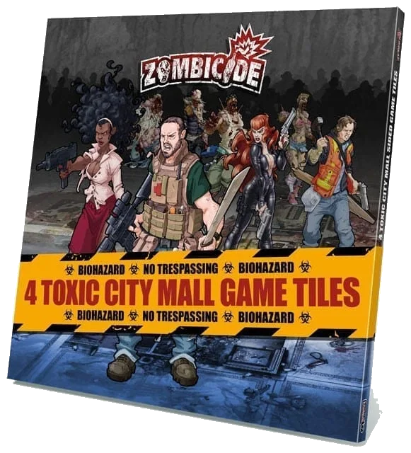 Zombicide Toxic City Mall Game Tiles pack