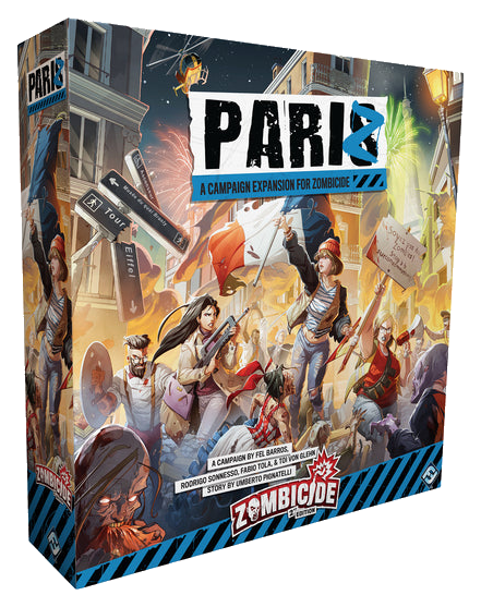 Zombicide Second Edition PariZ campaign expansion box
