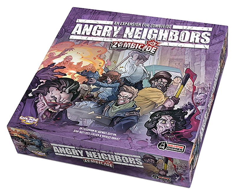 Zombicide Angry Neighbors expansion box