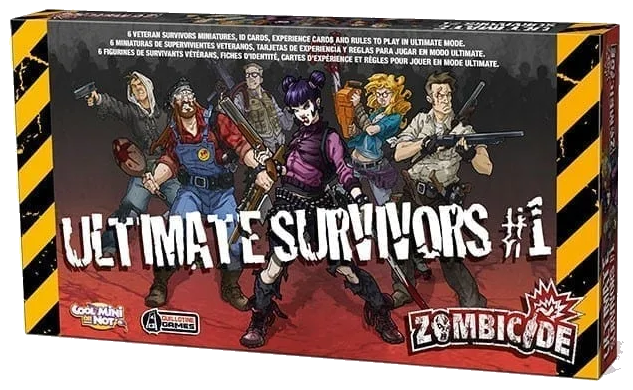 Zombicide Ultimate Survivors number 1 box