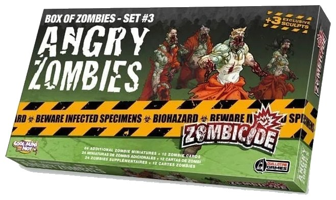 Zombicide Angry Zombies enemy pack box