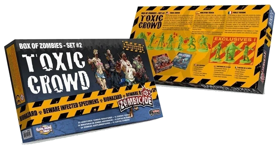 Zombicide Toxic Crowd enemy pack box