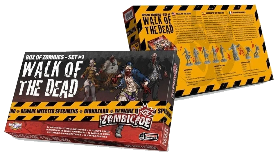 Zombicide Walk of the Dead enemy pack box