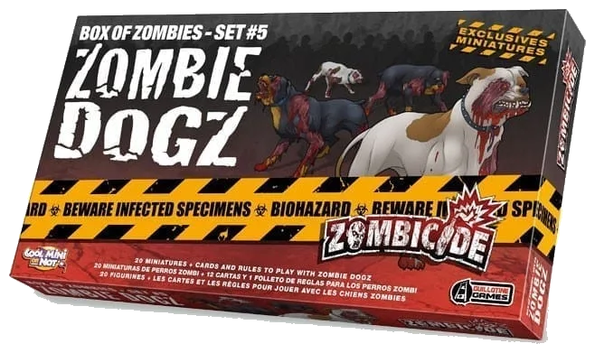 Zombicide Zombie Dogz enemy pack box
