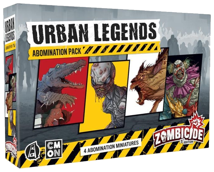 Zombicide Second Edition Urban Legends Abomination Pack box
